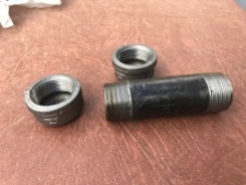 Pipe with end caps
